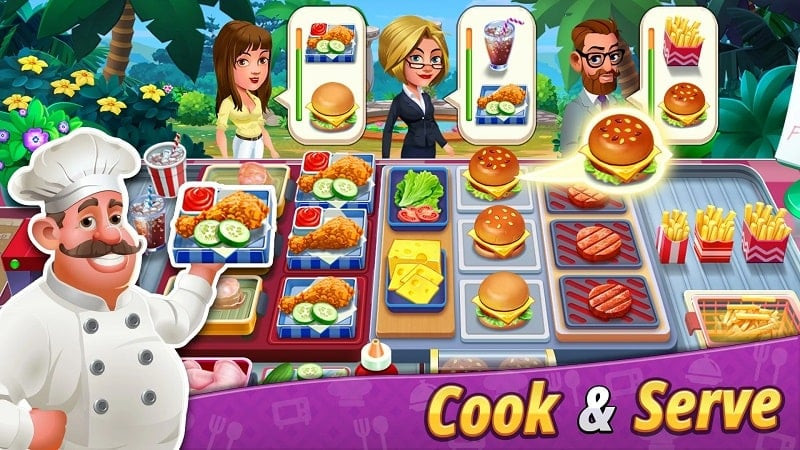 Hình ảnh minh họa chế độ mod trong Cooking Super Star