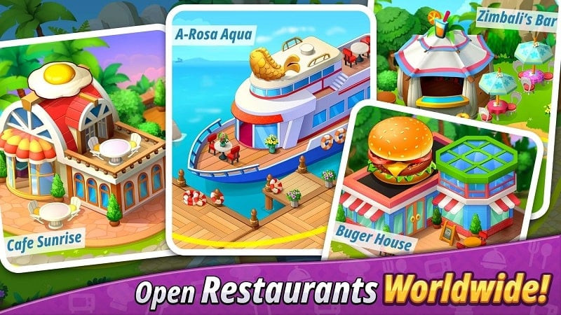 Cooking Super Star Free Shopping feature screenshot