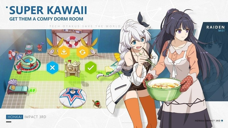 Honkai Impact 3 SEA dormitory screenshot