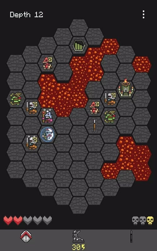 Hoplite gameplay on Android