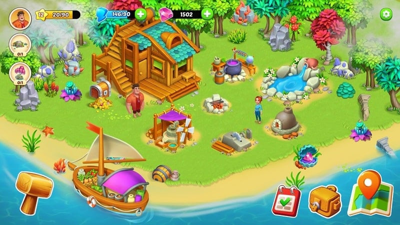 Horizon Island MOD APK features