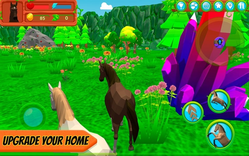 Horse Family MOD APK gameplay screenshot