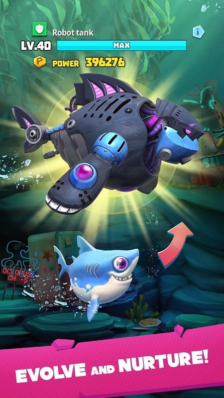 Hungry Shark Heroes MOD APK Breeding