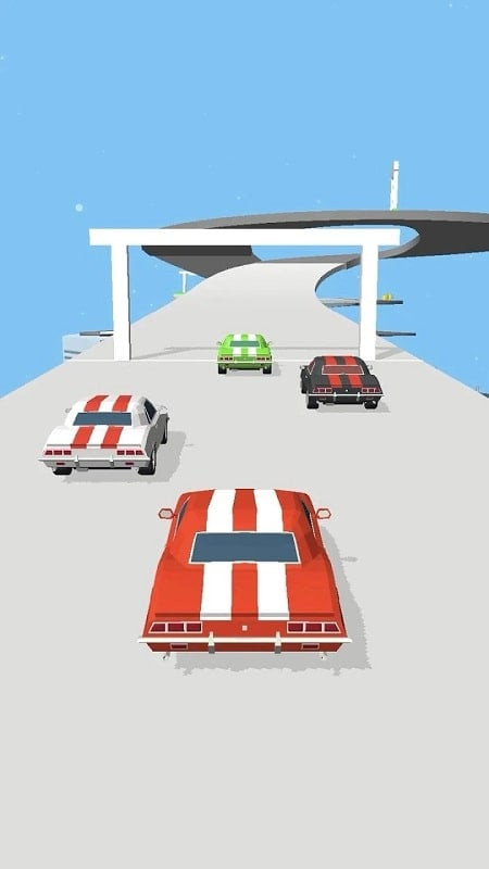 Hyper Drift! MOD APK racetrack screenshot