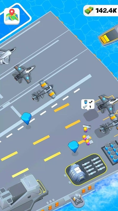 Idle Aircraft Carrier APK Screenshot