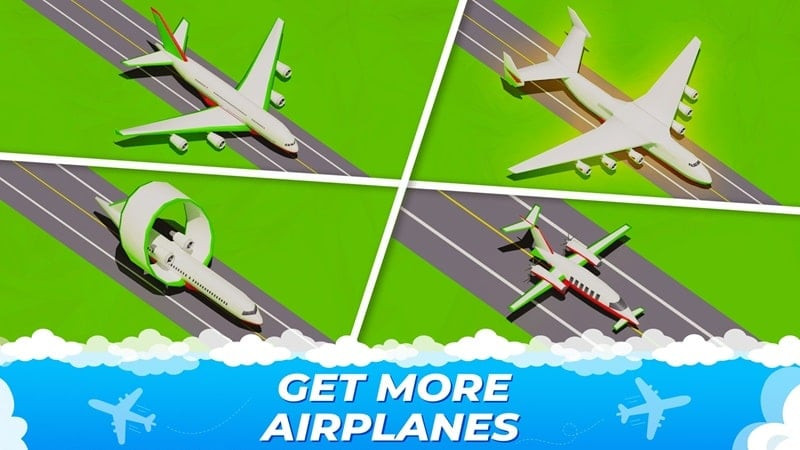 Idle Airplane Factory Tycoon mod free gameplay