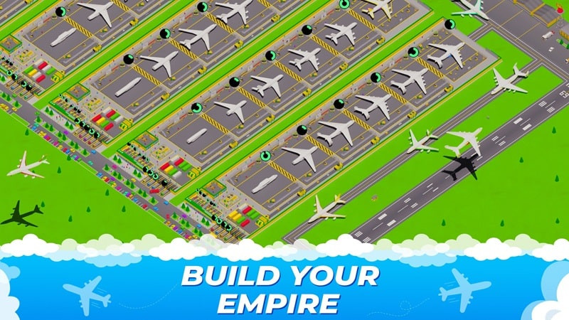 Idle Airplane Factory Tycoon mod factory upgrade