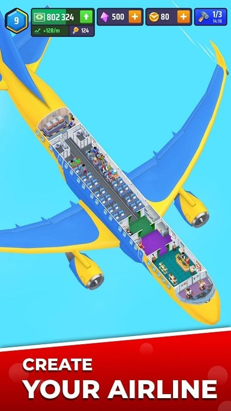 Building an airport in Idle Airplane Inc. Tycoon