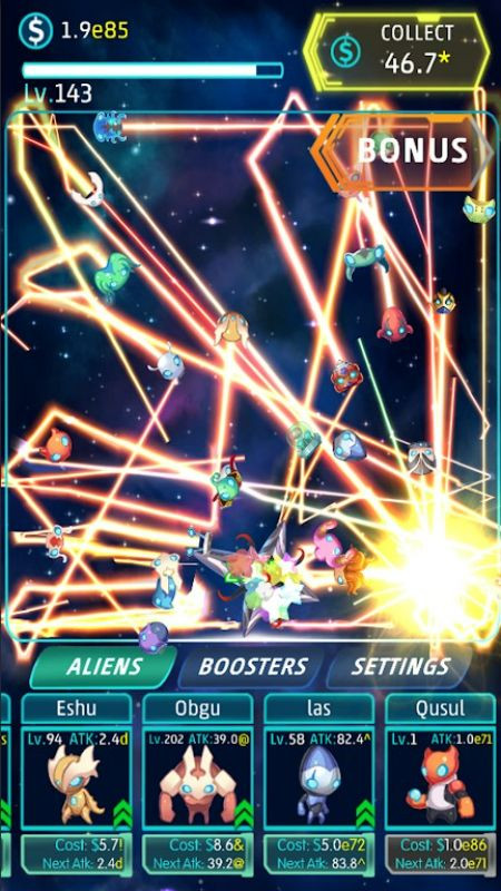 Idle Alien APK download screenshot