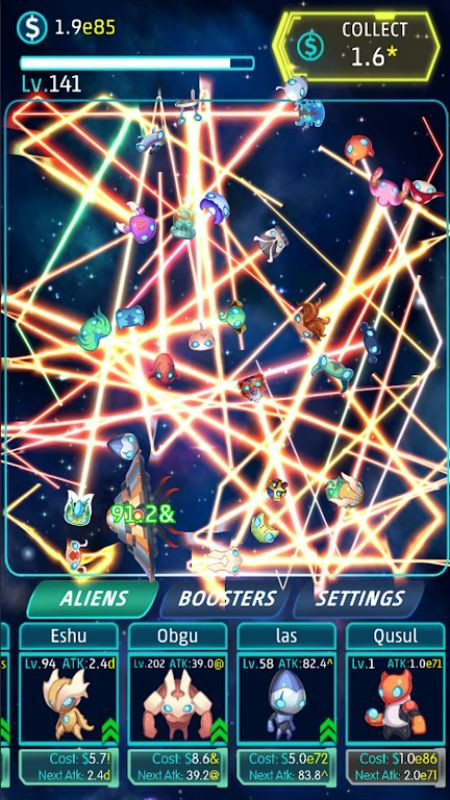 Idle Alien APK hero screenshot