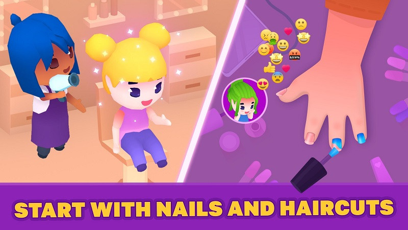 Idle Beauty Salon Tycoon character customization