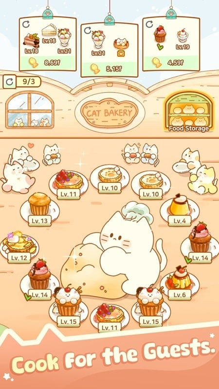 Idle Cat Hotel MOD APK Staff Management