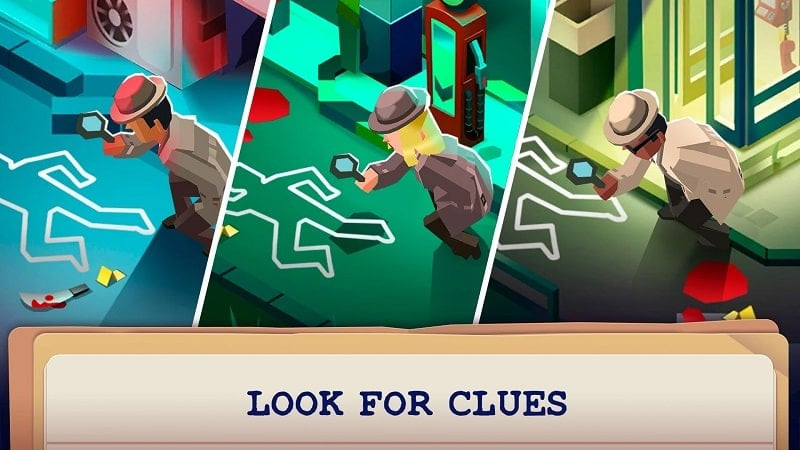 Idle Crime Detective Tycoon team management screenshot