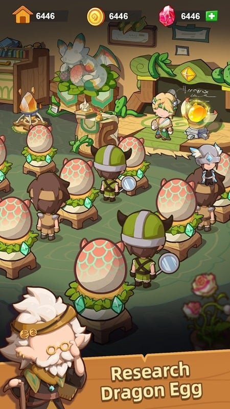 Idle Dragon School MOD APK screenshot