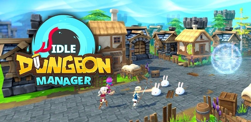 Idle Dungeon Manager Main Screen