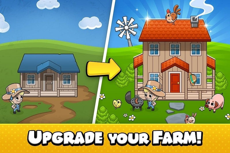 Idle Farm Tycoon mod apk