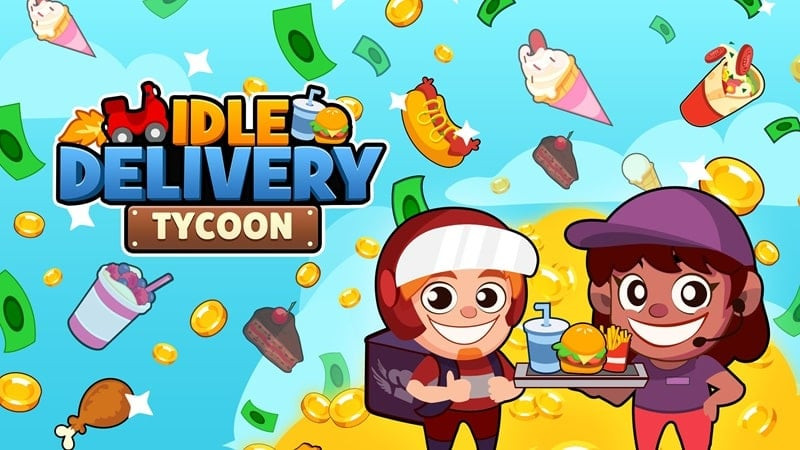 Idle Food Delivery Tycoon MOD APK