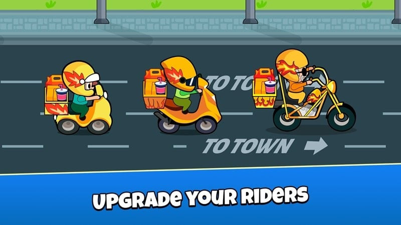 Idle Food Delivery Tycoon mod free