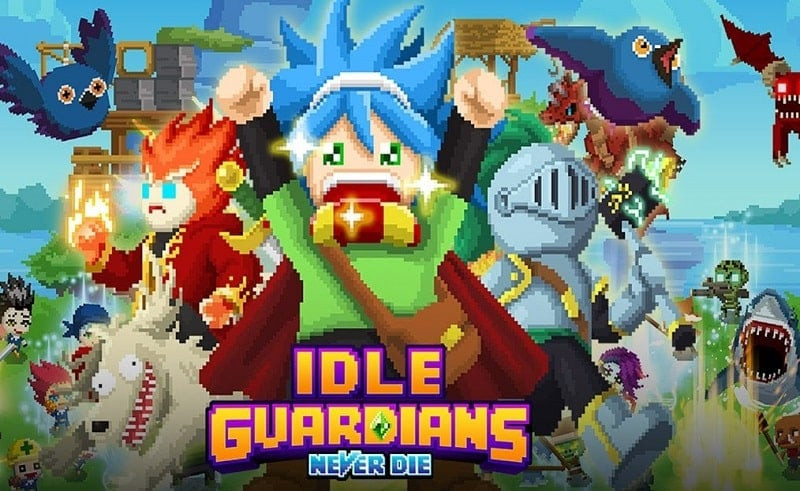 Idle Guardians Never Die - Ảnh minh họa cho tựa game