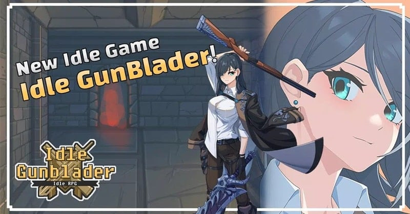 Idle Gunblader MOD APK character screenshot