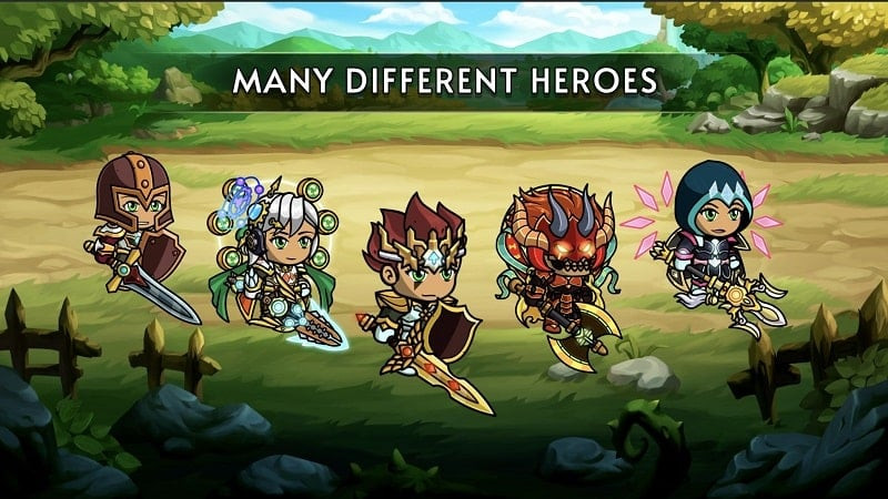 Idle Heroes APK - Hero Roster