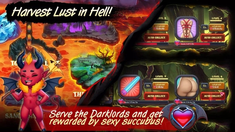 Idle Lust MOD APK screenshot