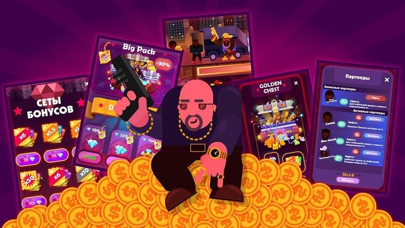 Idle Mafia Tycoon Simulator MOD APK Screenshot