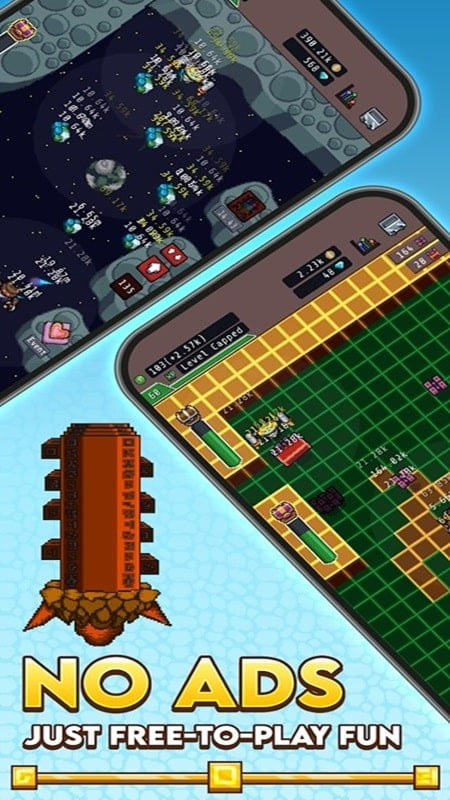 Idle Obelisk Miner gameplay screenshot