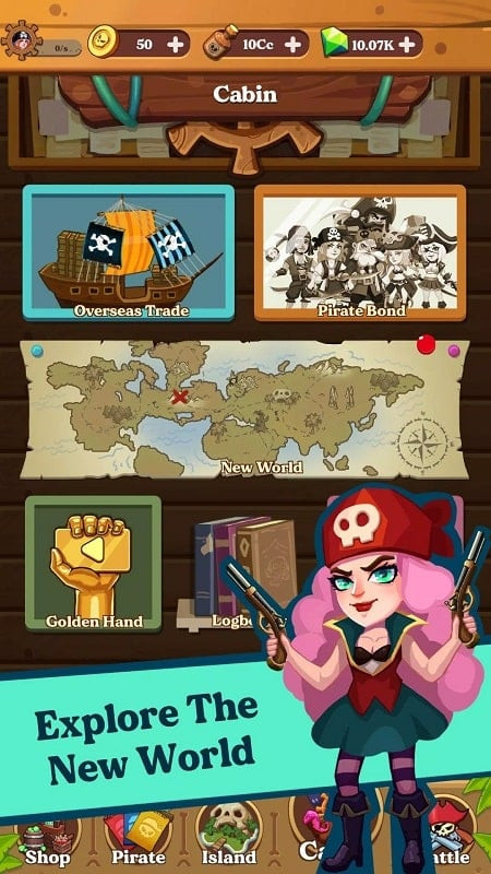 Idle Pirate – Endless Treasure MOD APK screenshot