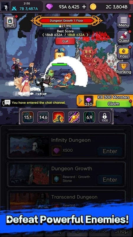 IDLE Reaper MOD APK screenshot displaying MOD features like the Menu and Unlimited Money