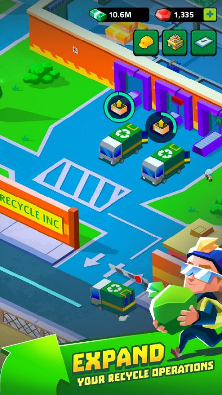 Idle Recycle Mod APK Screenshot