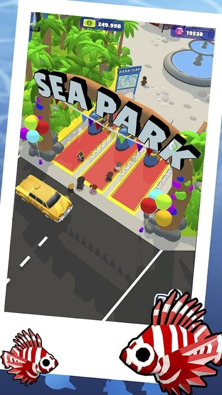 Idle Sea Park MOD APK Screenshot