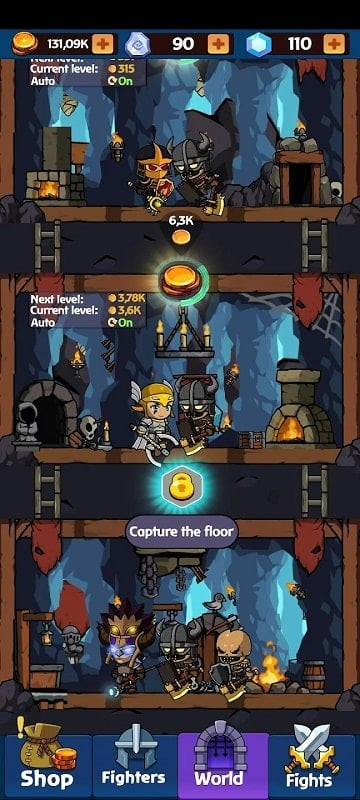 Idle Underworld gameplay screenshot