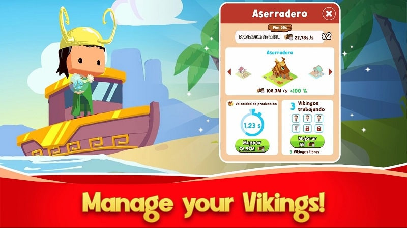 Idle Vikings Tycoon Valhalla MOD APK download