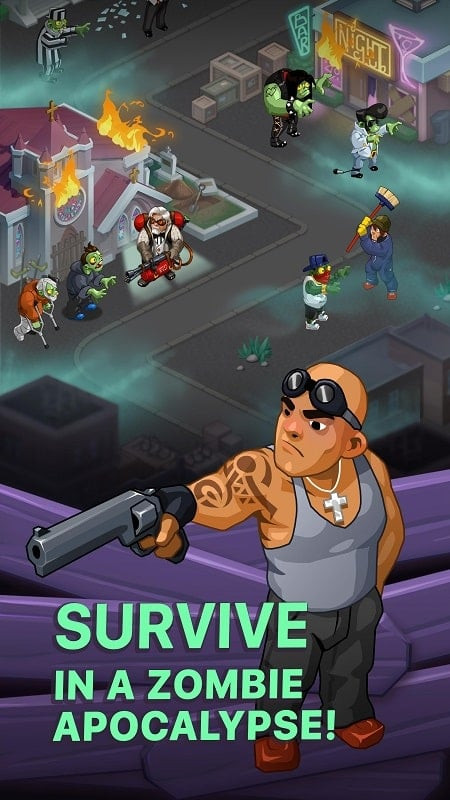 Idle Zombie Survival MOD APK Screenshot