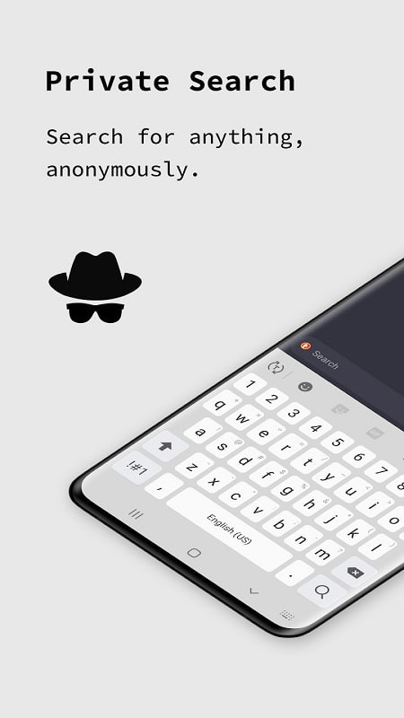 Incognito Browser MOD APK on Android phone