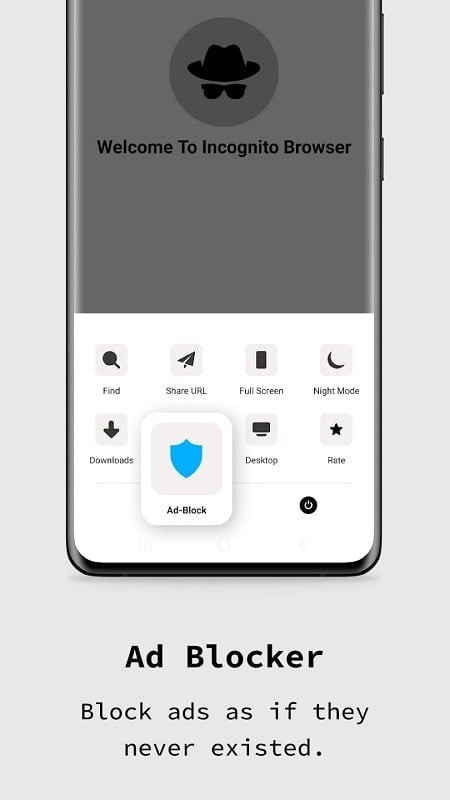 Incognito Browser MOD APK screenshot