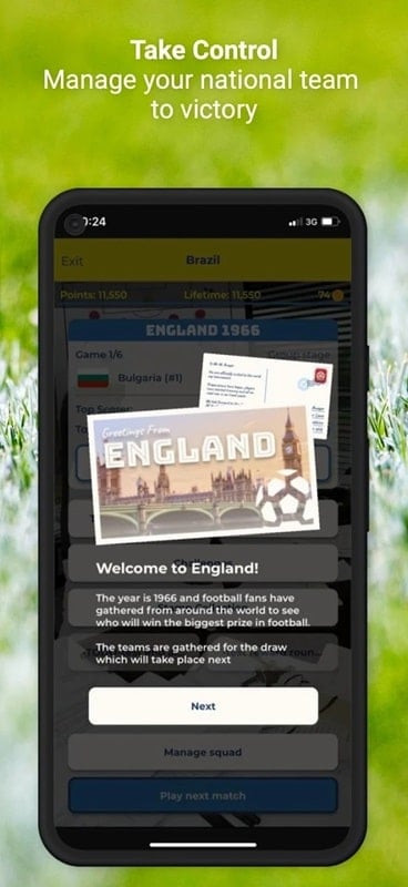 International Football Manager MOD APK screenshot