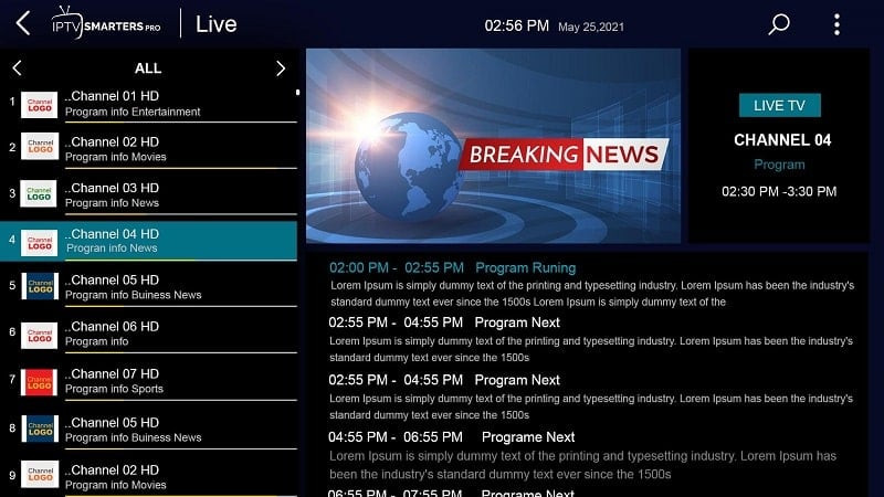 IPTV Smarters Pro mod apk free