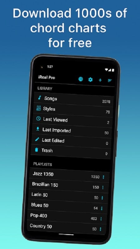 iReal Pro MOD APK instruments