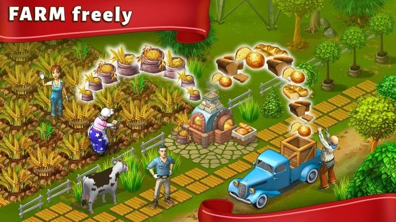 Jane's Farm crops and livestock screenshot