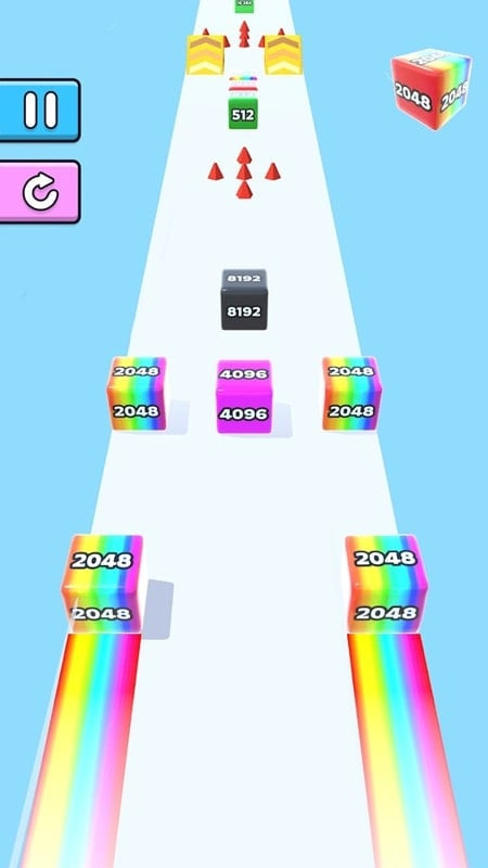 Connecting Numbers in Jelly Run 2048