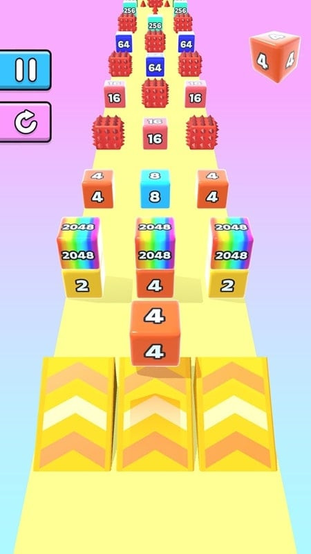 Jelly Run 2048 Mod APK Screenshot