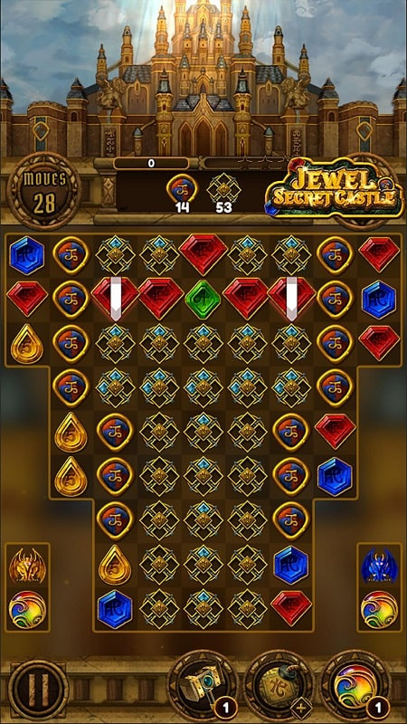 Jewel Secret Castle Match 3 Mod Gameplay