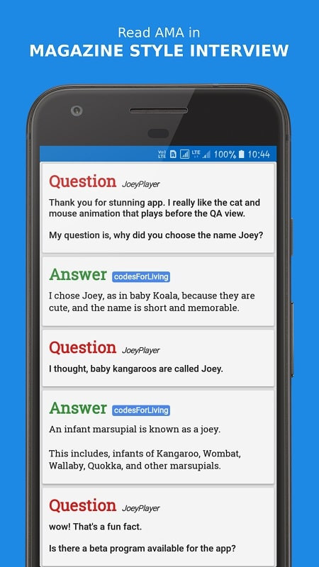 Joey for Reddit MOD APK Screenshot