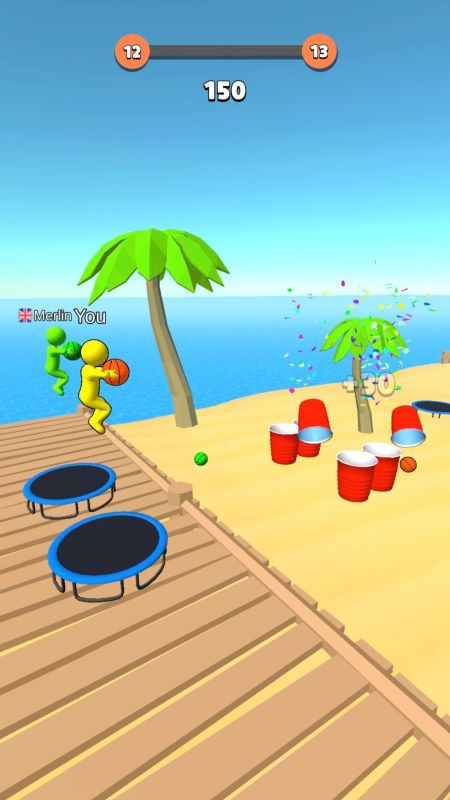 Jump Dunk 3D - Thi đấu với bạn bè