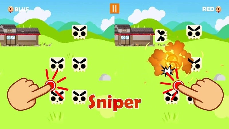 Jumping Ninja 2 Player Games APK Screenshot