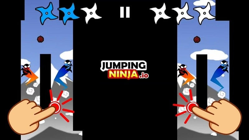 Jumping Ninja 2 Player Games MOD APK