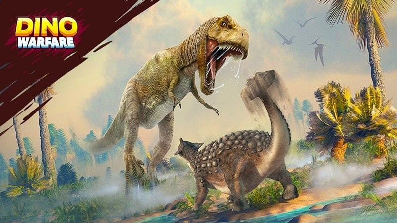 Jurassic Warfare: Dino Battle - Khủng long chiến đấu