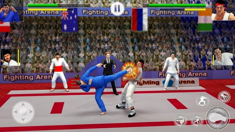 Karate Fighter MOD APK Characters